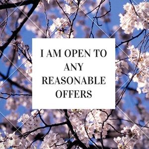 Hello!! Welcome to my closet I am open to offers!!